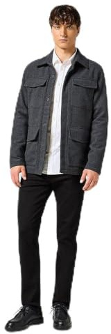 WRANGLER - Jacke Herren - Regular Fit - Transitional Jacket - Anthrazit Meliert
