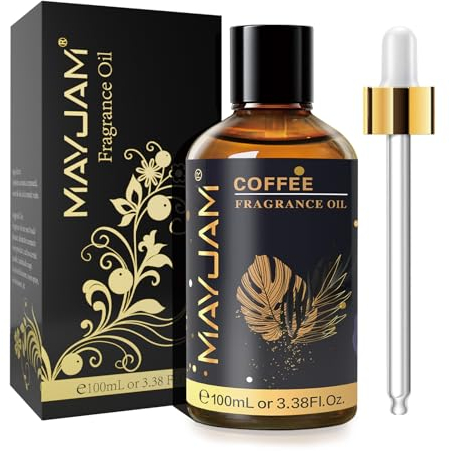 MAYJAM Kaffeeöl 100ml, Premium Duftöl für ätherische Öle Diffusor, Aromatherapie, Haus, Ölbrenner