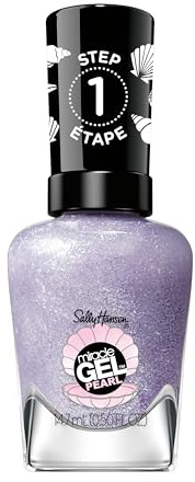 Sally Hansen Miracle Gel, Modern Pearl, Pearl-Ple, Nail Polish, Non-Chip, Long Wear, Brilliant Colours, Easy to Use, No UV Lamp, 0.5 oz