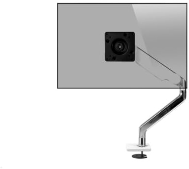 Humanscale M2.1 Monitor Tischhalterung schräg mit Durchschraubbefestigung (weiß)