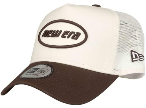 New Era Adjustable Trucker Cap - Retro Brand Patch Chrome