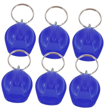ULDIGI 6stücke Helm Schlüsselanhänger Keychain Rucksack Taschenanhänger Dekoration Anhänger Für Schlüssel Taschen Und Handtaschen