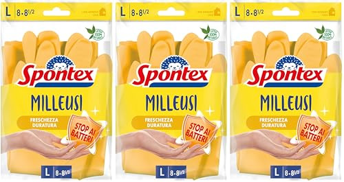 Spontex Guanti Milleusi Taglia L (Confezione da 3)