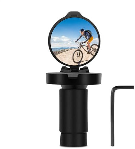 Lenkerstopfen, Rückstrahler, Radreflektor, Urban Cycling, Lenkerende, verstellbarer Radreflektor mit Acryllinsen für Urban Cycling, Outdoor-Reiten und Pendeln