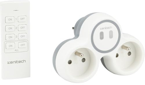 Biplite 2300W + télécommande Blanc - Bolea - Zenitech