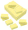 Verkelly 50 Pcs Mini Nail Buffer Blocks, 100/180 Grit Buffing Blocks Nail File Sponge(Yellow)