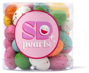 SD Pearls Zuckerstreusel, Bunter Streuselmix, Kuchen Ostern Streusel, Streudekor für Osterkuchen, Zuckerstreusel Ostern, Dekorationszucker für Ostern. (Mix „Bunte Ostertraum“, 340g)