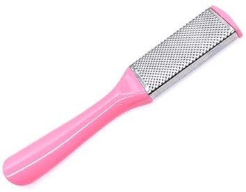 JZK Double-Sided Foot File for Hard Skin, Dead Skin Remover for feet, Foot Callus Scraper Grater Blade, Cracked Heel Dry Skin Scrubber exfoliator, Foot Pedicure Care kit, Pink