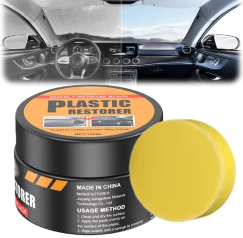 WALDSEELE 100g Autopflege Ledercreme für Innenräume,Politur Reiniger zur Restaurierung von Fahrzeugoberflächen,Lederpflege Paste für Autoinnenraum,Lederreparatur Creme, Lederbalsam Lederpflege