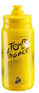 ELITE Borraccia FLY TOUR DE FRANCE 2026 | Iconic Yellow | Edizione Limitata Ufficiale | Ultra-Leggera 51g | BPA Free | Valvola High-Flow | 550ml
