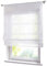 BAILEY JO 1er-Pack Raffrollo mit Tunnelzug Gardinen Voile Transparent Vorhang (BxH 140x140cm, weiß)