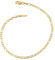 PRINS JEWELS Armband 14 Karat 585 Gold Italienisch Figaro Gelbgold Armkette Breite 3 mm (22)