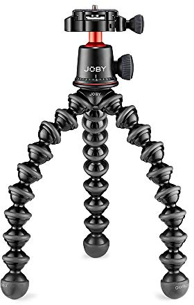 JOBY GorillaPod Trípode Profesional Flexible de Aluminio con Rótula para Cámaras CSC, Sin Espejo, DSLR Kit 3K Pro, Peso hasta 3 kg, JB01566-BWW