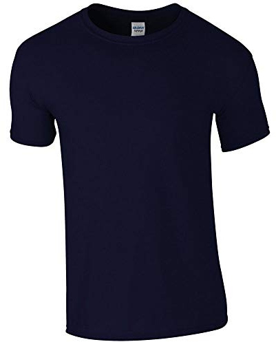 Gildan Mens Soft Style Ringspun T Shirt (4XL) (Navy)