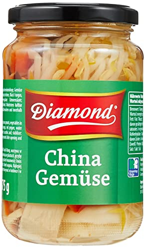 DIAMOND China Gemüse, chinesisches Mischgemüse für asiatische Wok Gerichten - 6 x 330 g
