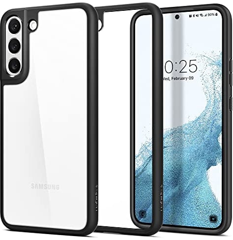 Spigen Ultra Hybrid Hülle Kompatibel mit Samsung Galaxy S22 -Schwarz