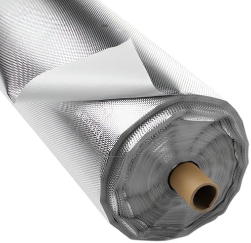Weedness Reflektionsfolie Grow-Diamond 10 Meter Rolle 75 My - Anbau Indoor Box Pflanzen Garten Weiß Schwarz Anti detect Heizung