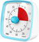 Yunbaoit Minuteur Visuel pour Enfants et Adultes‌, Minuteur à Décompte de 60 Minutes avec Fonction Flash Silencieuse, Timer Enfant pour Salle de Classe, Maison, Cuisine (Bleu)