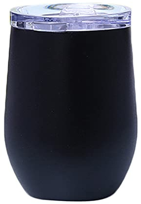 FALIYORS 12Oz Stainless Steel Mug,Swig Wine Cups Eggs Shaped Mug,Cup Beer Wine Coffee Glass Thermos Cup,Drinkware Mugs with Lid a/D / 8x11.3cm