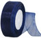 Sheer Wide Dark Blue Organza Chiffon Ribbon 38mm for Gift Wrapping, 45m Clear Chiffon Navy Blue Hair Ribbon for Birthday, Christmas, Wedding