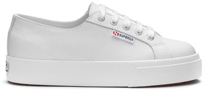 Superga 2730 Nappa Scarpe con Lacci, Optical White, 39 Donna