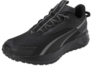 PUMA Extend LITE Trail Road Running Shoe, Black-COOL Dark Gray, 38.5 EU