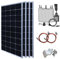 Gasolarxy Balkonkraftwerk 600w Komplettset Steckdose Solaranlage Steckerfertig 4 Stück 150W Photovoltaik Solarpanel Monokristallin Fotovoltaik Solarmodule 800 watt Mikro Wechselrichter (watts, 600)