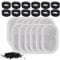 LUTER 24pcs Pet Water Fountain Filters for 108/3.2L& 67oz/2L, Cat Filter with Filtration Replacement Pre-Filter Sponges Dog Suitable Stainless Steel (A14266)