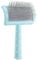 Hausdec Firm Slicker Brush for Extra Long Pin Dog Grooming Wire Brush and Deshedding (Green)