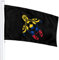 Bandera 3 X 5 Bandera de Colombia Fútbol marina 100% Poliéster Banderas translúcidas de una sola capa 90 X 150 CM