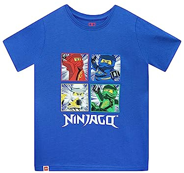 LEGO Ninjago T-Shirt für Jungen | Ninja Kinder T-Shirt Jungen | 122 | Offizielles Ninjago Merchandise