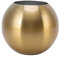 Tomotato Vase Boule, Ø14cm Petit Vase Rond de Style Nordique en Acier Inoxydable, Vase Design pour Mariages Événements Décoration Arrangements Décoration de Bureau ou de Maison Artificiels(Or)