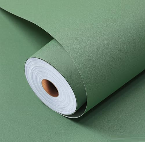 BPILOT Tapete Selbstklebende Nachahmung Von Kieselalgen-Schlamm-Textur-Tapete Pvc Wasserdicht Dekoration Renovierung Aufkleber Schlafzimmer-Wandtapete Olivgrün