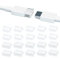 WXZRLIU 20PCS Plastic HDMI Male Port Anti Dust Dustproof Cover Cap Plug Protector Compatible with Computer Laptop TV (Transparent)