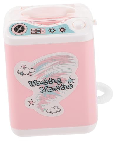 TOYANDONA Mini-Waschmaschine Für Haushaltsgeräte Elektronische Spielzeugwaschmaschine Wimpern Kreative Waschmaschine Waschmaschinenmodell Spielzeuge Plastik Kind Bilden Kleine Waschmaschine