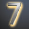 Numeri Civici Illuminati 10 Pollici Acciaio Inossidabile Numero Indirizzo Di Casa Illuminato A LED Retroilluminato Numeri Civici Illuminati Numeri Civici Moderni Insegne Con Luci A LED