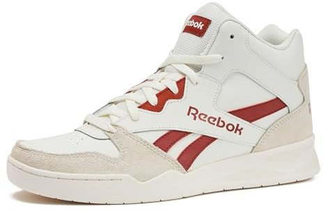 Reebok Royal BB4500 Hi2 High Top Sneakers for Men, Black or White Mens Basketball Shoes, Medium or Wide Width Size 7 to 14 Athletic Mens Shoes, Chalk/Vintage Chalk/Hoop Red, 47 EU