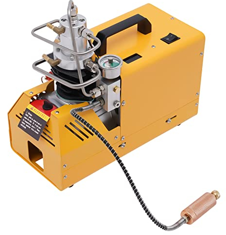 1800W Hochdruckkompressor, 300bar PCP Luftkompressor, Luftdurchsatz 50L/min, Druckluft-Werkzeug-Set, Druckluft Kompressor Tauchflaschen Reifen Motorboote