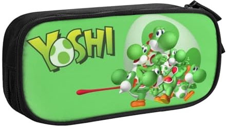 GYDJYWFRN Yoshi Federmäppchen mit großer Kapazität, große Federtasche, Schreibwaren-Stiftetasche für Teenager-Mädchen