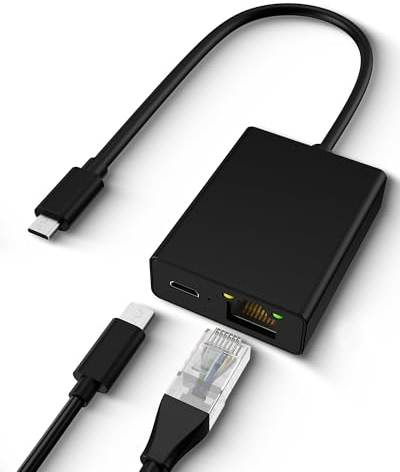 Ethernet Adapter für Fire TV Stick, RENGOGA Micro USB auf RJ45 Ethernet Netzwerk Adapter 100 Mbps, LAN Adapter kompatibel mit 4K Fire Stick Chromecast Google Home Mini und Weiteren Streaming TV Sticks