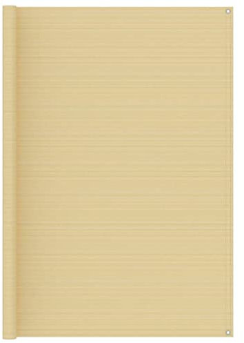 Somanki Tent Carpet 200x200 cm Beige, Caravan Awnings, Breathable Groundsheet, Awning Carpet, Caravan Skirt For Awning, Awning Groundsheets, Car Awning Canopy - 310756