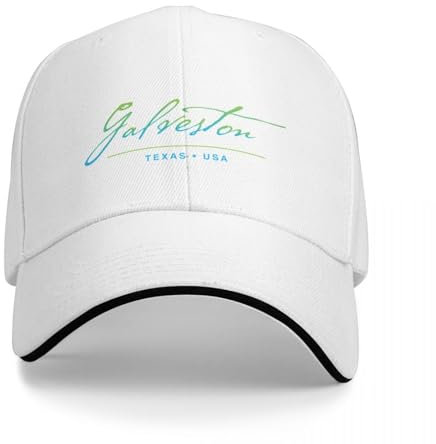 OOAXBEED Basecap Baseball Cap Galveston Texas Cap Baseball Cap Hut Sonnenhut Hut Herren Damen