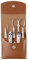 dsmsdre Nagelknipser-Set, Maniküre-Set, Schönheits-Maniküre-Werkzeug-Set, Nagelknipser, Nagelknipser, 7-Teilig, Faltbare Tasche, Tragbar, Pink,Brown