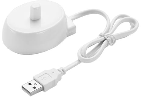 Ladegerät Ersatz für Oral-B, Ladestation Ladegerät für Braun Oral-B Elektrische Zahnbürste 3757 Ladestation, Portable Reise Ersatz Ladegerät für Oral-B Genius Pro Serie Wasserdichter IPX67 (USB Tyle)