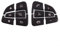 EXTRWORY 12 Stück Auto Lenkrad Knopf Abdeckung Aufkleber Schwarz ABS Innenverkleidung Dekoration für Mercedes für Benz C-Klasse W205 S205 C205 für GLC C253 X253 2015-2018