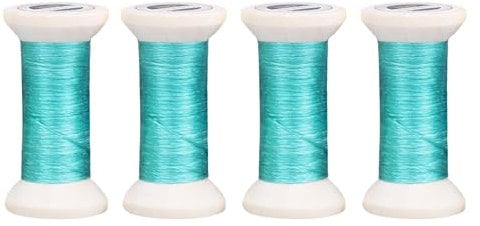 MINGGUXIUYI Stickgarn, 100 % Maulbeerseide, handgefärbt, Stickgarn, 4 Spulen je 22 Meter (89–3)