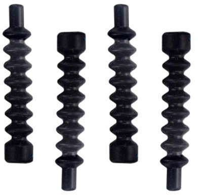 4 Stück Mountainbike-Bremskabel-Staubschutzhüllen, leicht, Gummi-Gamasche, Schutz für verbesserte Bremsleitung