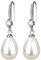 Perlenohrringe Ohrstecker Silber 925 Damen Weiße Ohrstecker Ohrringe Perlenohrstecker Vintage Damenschmuck Bekleidungs Accessoires Schmuck Geschenke für Frauen Mädchen