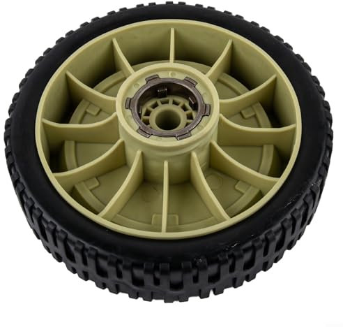 Getdoublerich Jeu de roues arrière de rechange pour tondeuses autopropulsées SOPO DALONG HRJ216 HR215 HR196 – Complet avec moyeux