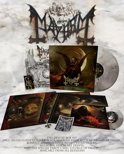 Mayhem - Liturgy of Death (Ltd. Deluxe clear-black Marbled